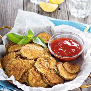 Parmesan Breaded Zucchini Chips