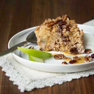 Apple Cranberry Oatmeal Bake