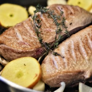 seared duck