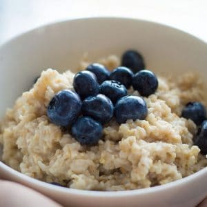 Blueberries & Cream Oat Groats