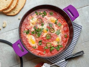 4.5qt saute pan - purple grips