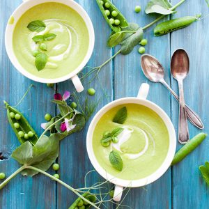 Sweet Pea & Avocado Soup