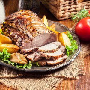 Herb Pork Roast and Potatoes