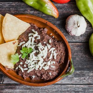 Spicy Refried Black Beans