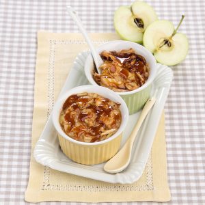 Cinnamon Apple Flan