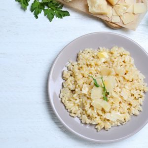 Creamy Gruyere and Parmesan Risotto