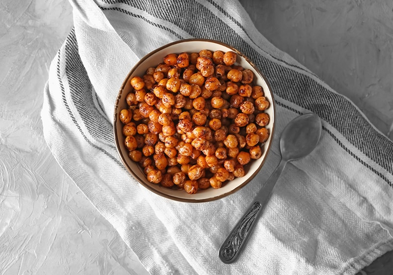 BBQ Roasted Chickpeas