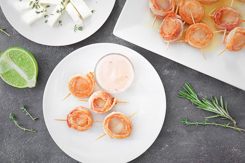 Bacon-Wrapped Scallops