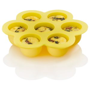 Silicone Egg Bites Mold with food