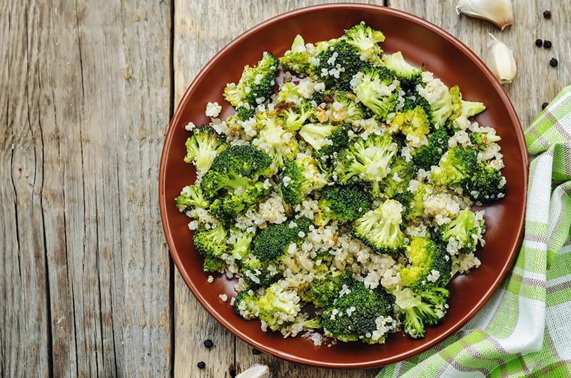 Quinoa with Broccoli