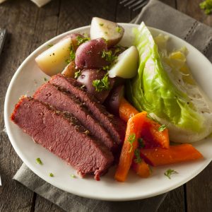 Homemade Corned Beef and Cabbage