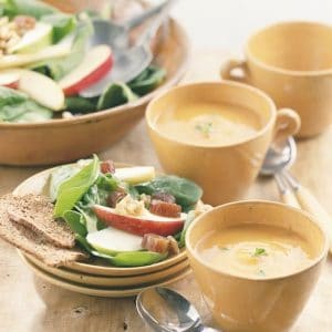 Butternut Squash Soup and Salad