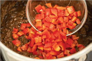 red bell peppers
