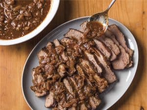 Onion –braised Beef Brisket (Recipe)
