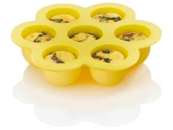 Silicone Egg Bites Mold with food