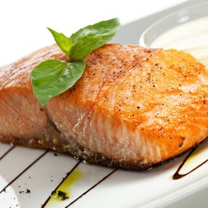 Steamed Salmon Filets
