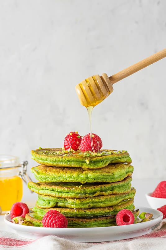 Matcha pancakes