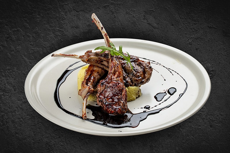 Lamb Chops with Balsamic Reduction