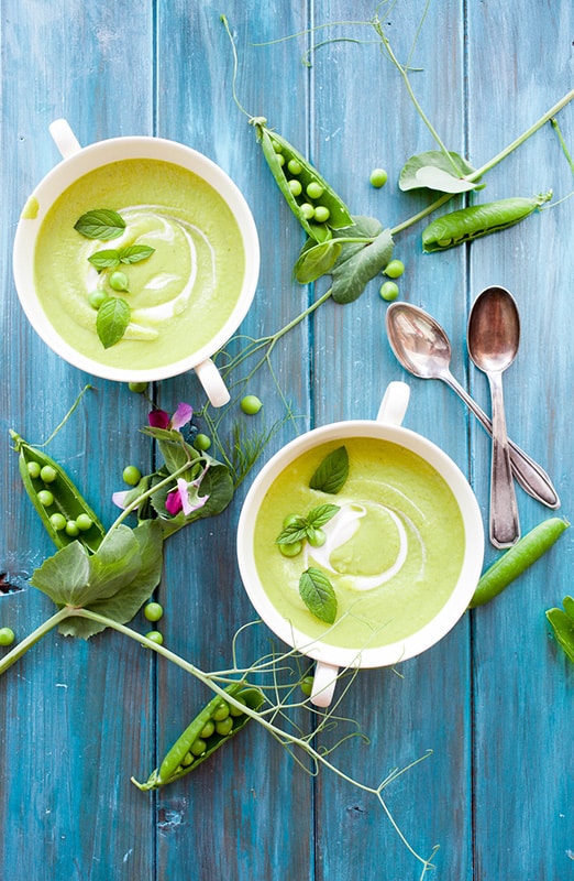 Sweet Pea & Avocado Soup