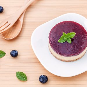Creamy Cheesecake with Fruit Glaze