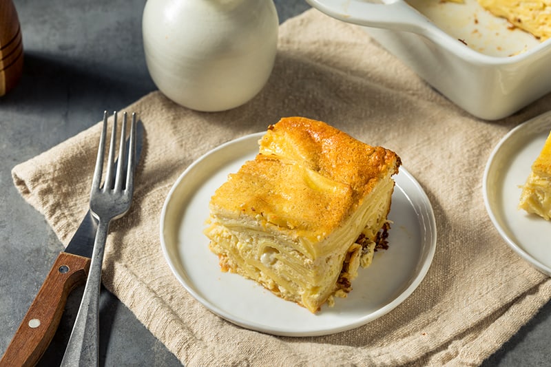 Brown Butter Noodle Kugel