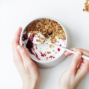 yogurt and granola