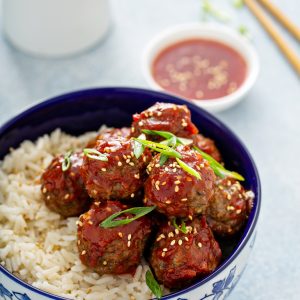 Asian Ginger-Soy Turkey Meatballs