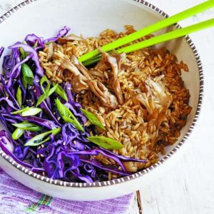 mushroom rice vegan
