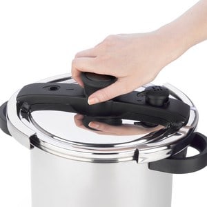 EZLock Pressure Cooker 2 Step 2 - place the ezlock lid on the pot