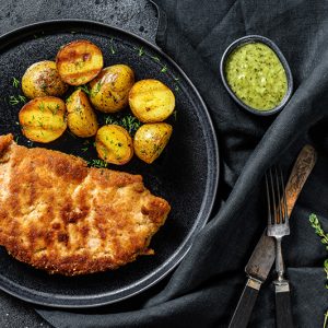 Crispy Air Fryer Chicken Cutlets
