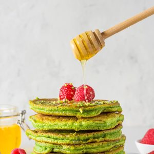 Matcha pancakes