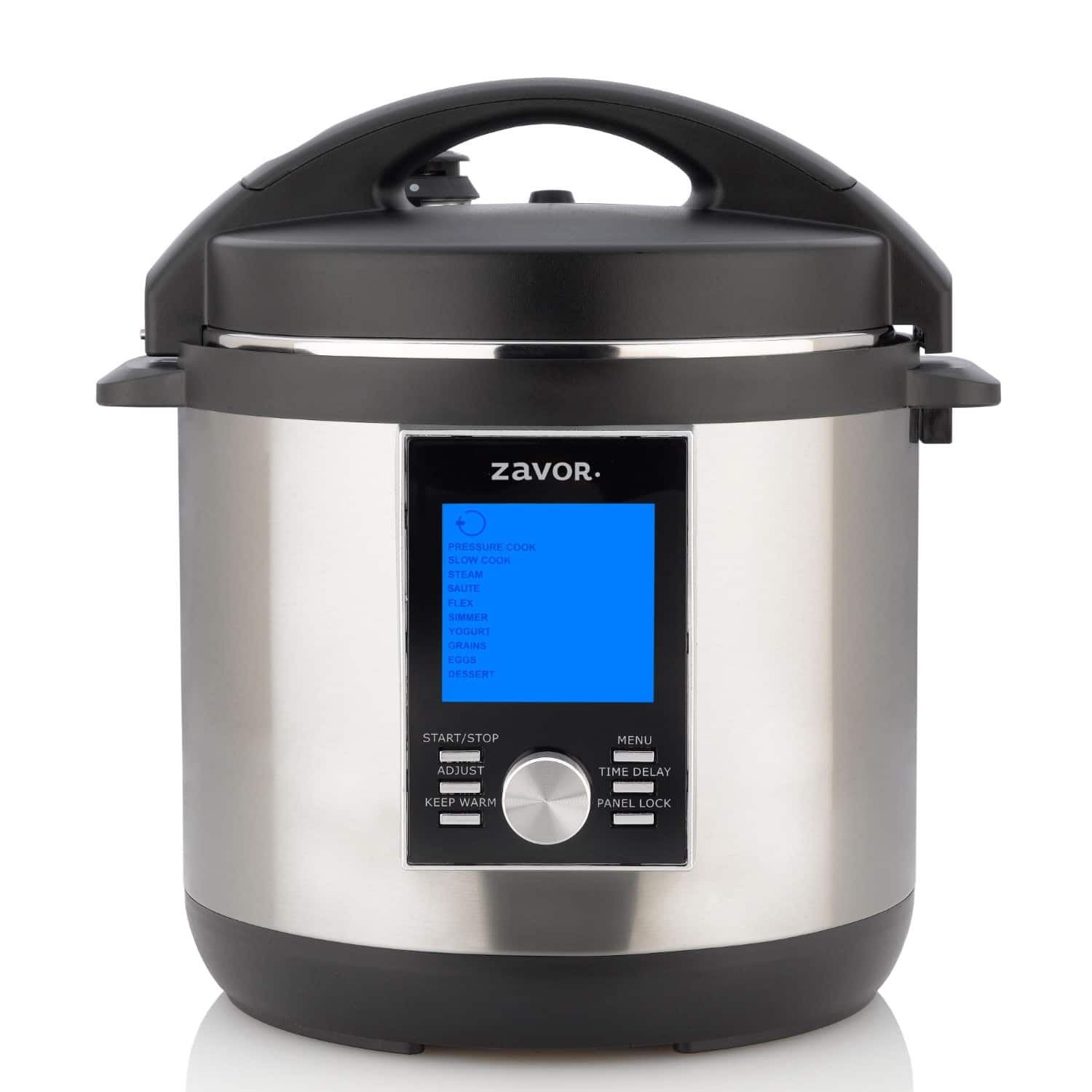 LUX LCD MultiCooker from view in white background