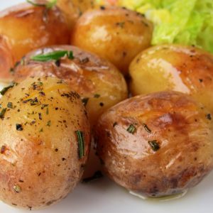 roasted baby potatoes