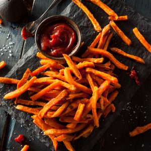 Homemade Orange Sweet Potato Fries