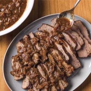 Onion –braised Beef Brisket (Recipe)