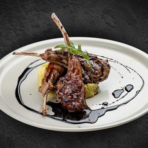 Lamb Chops with Balsamic Reduction