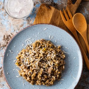 Mushroom Barley Risotto