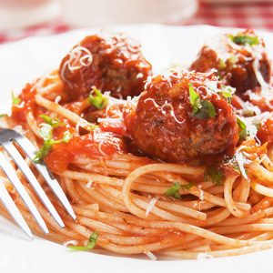 Meatballs in Spicy Tomato Sauce