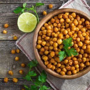 Crispy Seasoned Chickpeas