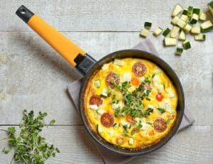 8in skillet lifestyle - butternut handle