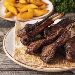 Grilled lamb chops