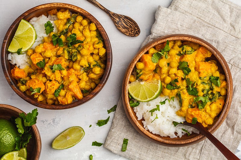 Pumpkin Chickpea Curry